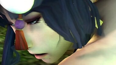 Ditzy Orcs Yuu Route 1st Horror Segment (Titty Sex) (1080p)