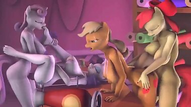 BlackJrXIII - Sweetie Belle & Apple Bloom Fuck Their Sisters [Extended Cut]