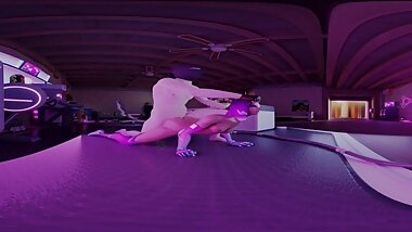 Overwatch Sombra fucked rough VR 4k