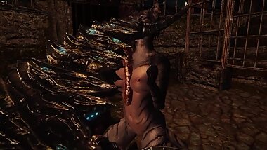 Khajiiti Teen Tied Up And Bred By Massive Insect (Part 2)