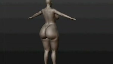 big ass and tits in 3D