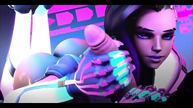 NSFW Overwatch, Sombra Part 2 3D Hentai Animation Good Quality, Long