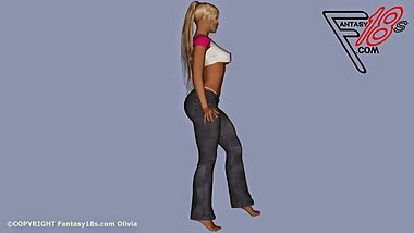 Olivia 18 Year Old 3D Teen Female Galleries At www.Fantasy18s.com
