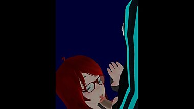 [MMD] Quick Blowjob From Girlfriend