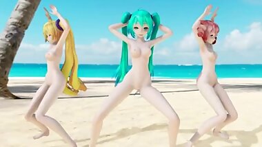 [MMD] R-18 Miku Basshunter - Vifta Med Handerna