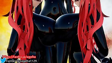 3d hentai busty girl double tits job [big tits][big boobs][futanari]