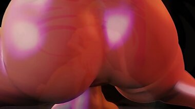 Young Teen Ride 3D Fat Cock