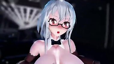 [MMD] R-18 "Kille B" con la hermana de Bunny HAKU