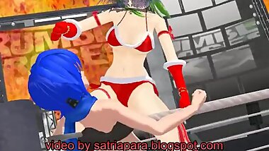 Satriapara SFM MMD FEMDOM : gumi vs kaito