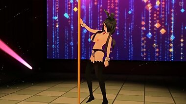COM3D2 Tokisaki Kurumi Pole Dance Fusionic Addiction