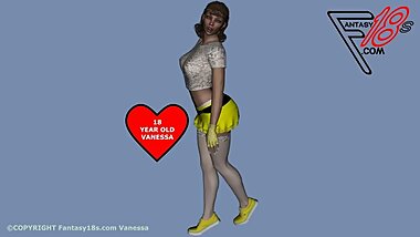 Vanessa 18 Year Old 3D Teen Female Galleries At www.Fantasy18s.com