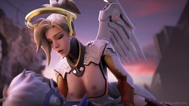 Mercy Orgasm (Overwatch)