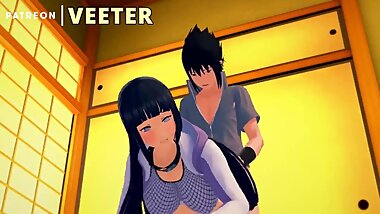 Hinata sex scene fucked by Sasuke (Naruto 3D Japanese Hentai) netorare