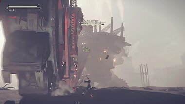 NieR:Automata GOTY 2B Nude Mod Sexy Outfit Full Walkthrough Part 1 JAP ENG