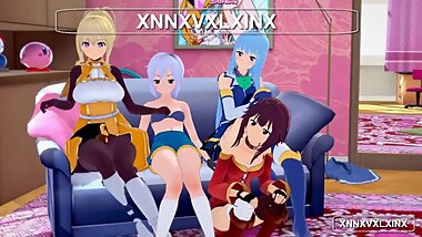 Konosuba harem hentai