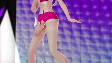 [MMD] R-18 Sexy Dance-Futa Girls