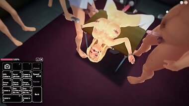 After school gangbang addiction gameplay [Elena free mode]