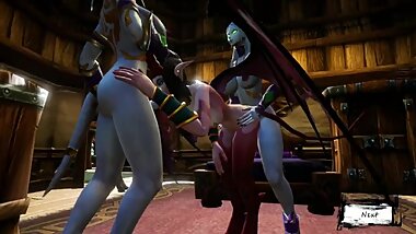 WHORECRAFT: RED RIDING HOOF 1.03 - Thrillda x A succubus x Emily