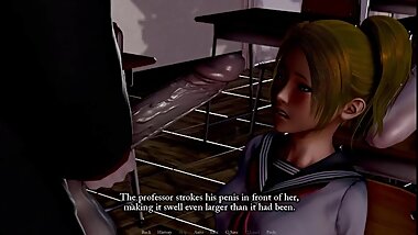 VAMPIRES: Proffesor and College GIrl, Deepthroat And Huge Facial-Ep 14
