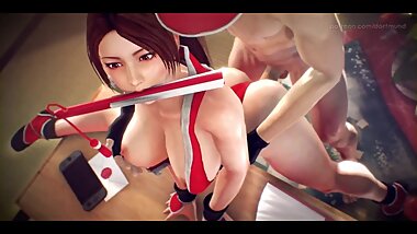 3D hentai game Mai Shiranui Daily Sex Training
