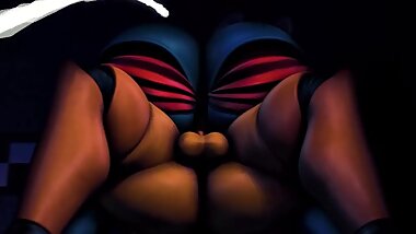 Futa chica fuck Bonnie (Fnaf sfm)