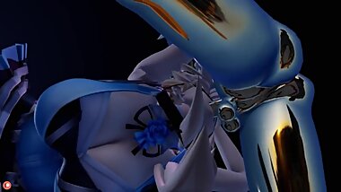 [MMD] R-18 Futa CakeFace - Mirai Akari!