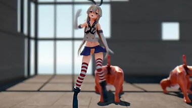 [MMD] ShimaKaze ?ELECT? Sex Dance
