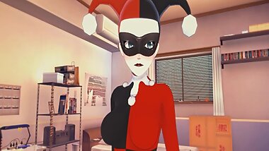 (3D Hentai)(Batman) Sex with Harley Quinn