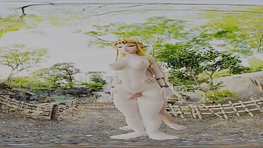 VR Princess Zelda thighjob, 4K ON PATREON