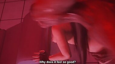 3D teen fucked by huge monster dick