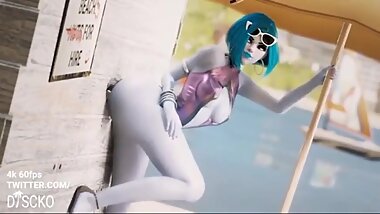 Widowmaker gloryhole 3D Porn