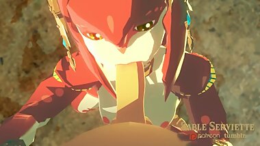 Mipha And Link SFM Legend of Zelda BOW by Servantesnc/SableServiette