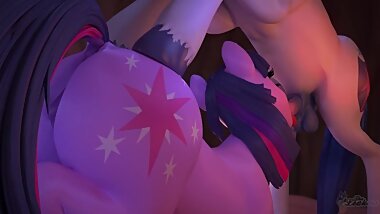 My Little Pony Deepthroat; Twilight x Shining