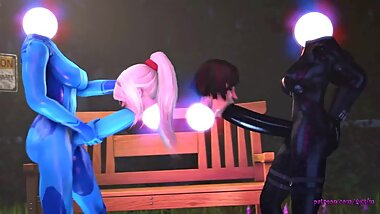 Bioshock infinite: One night in the park {FUTA}