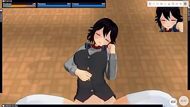 3D HENTAI POV schoolgirl rides your dick