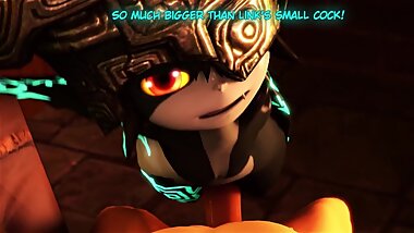 NSFW Legend Of Zelda, Midna, Zelda Part 1 3D Hentai Animation Good Quality, Long