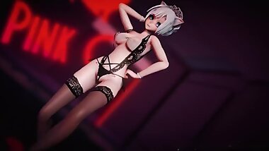 3D MMD dancing teens compilations