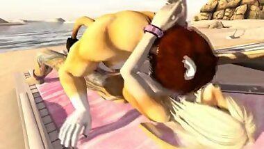 On The Beach ( Furry / Yiff )
