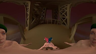 hentai suck 3D at Paris by Harley Quinn