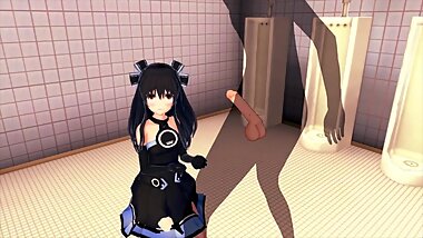 Hyperdimension Neptunia Uni (3D HENTAI)