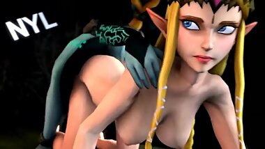Nyl - Twilight Princess Midna Fucking Princess Zelda [Extended Cut]