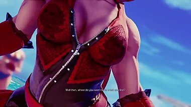 Juri Sexy Outfit Intros 2 (Christmas vs Halloween)