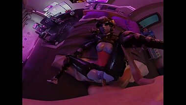 Overwatch: Widowmaker Noire [Anal] VR 3D