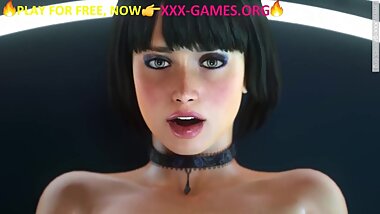 Fuck with short hair brunette on club scene, xxx sexgame.