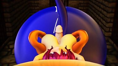 La fille lapine vs monstre blob 2