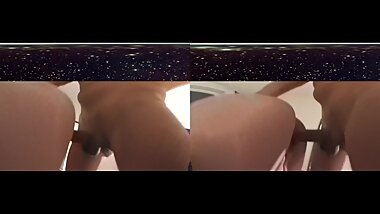 VR180 Levrette petite chatte francaise 3D POV