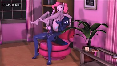 BlackJrXIII - Luna & Pinkie Pie (MLP Futa)
