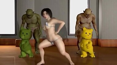 3D Chick Fucked Hard By Orcs