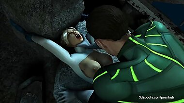 Power girl and the Green Lantern take make up sex to a new level