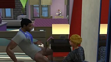 she sucking Crip dick sims 4